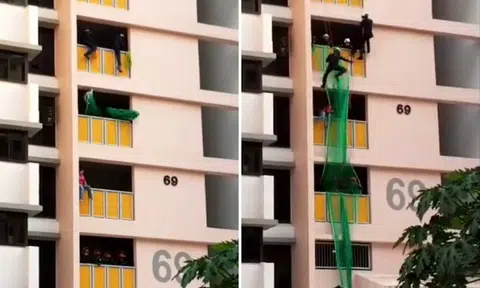Woman on ledge rescued by SCDF in viral video arrested by police in 2017