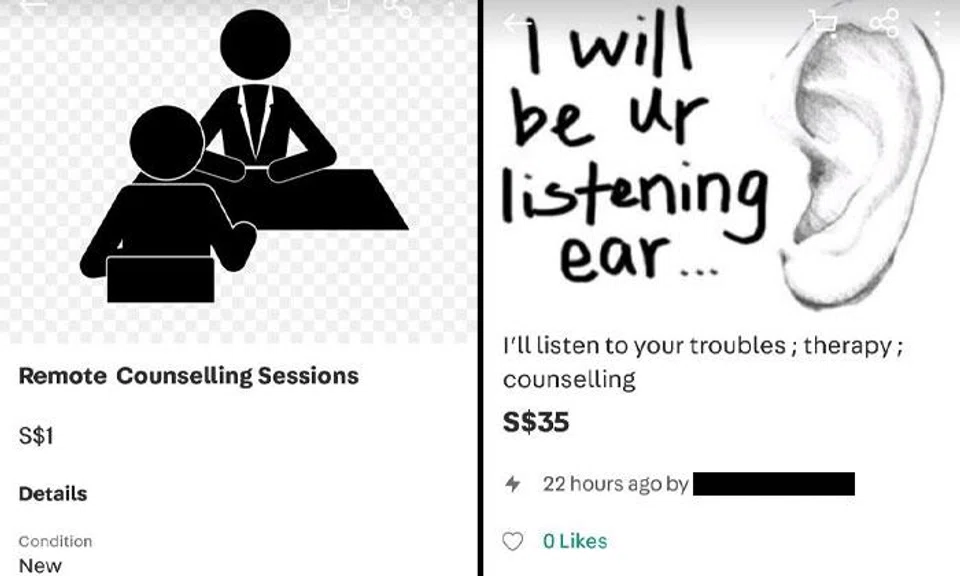 Unqualified 'counsellors' charge up to $70 on Carousell: 'I can fix your trauma in one session'