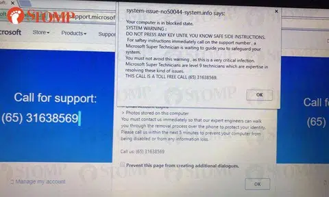 Man warns of possible online scam after daughter gets suspicious prompt while browsing Internet