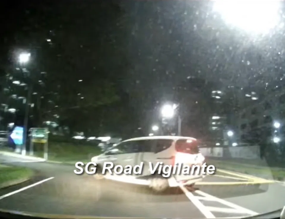 GetGo car swerving in Woodlands