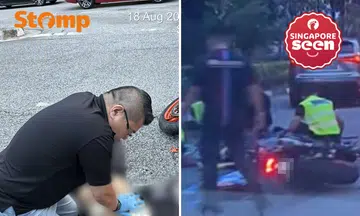Stomper who did CPR on motorcyclist in fatal Seletar West Link accident: ‘Netizens said I caused his death’
