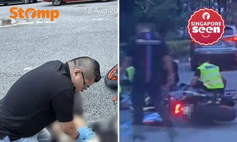 Stomper who did CPR on motorcyclist in fatal Seletar West Link accident: ‘Netizens said I caused his death’