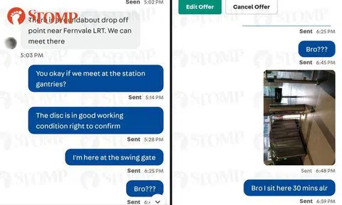 Carousell seller arranges to meet with buyer -- then goes MIA