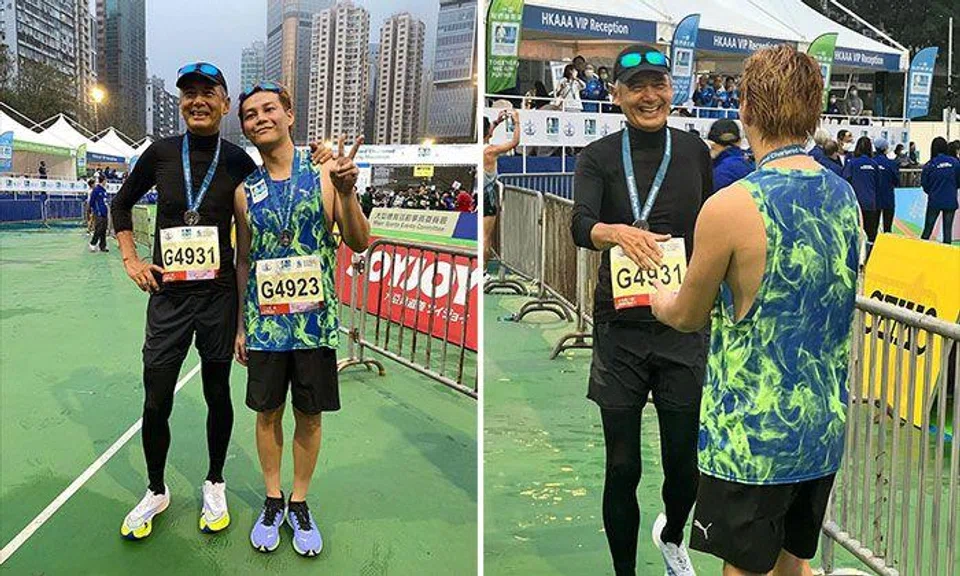 Chow Yun Fat trained for the race for over a year. PHOTOS: K_P0K1/INSTAGRAM