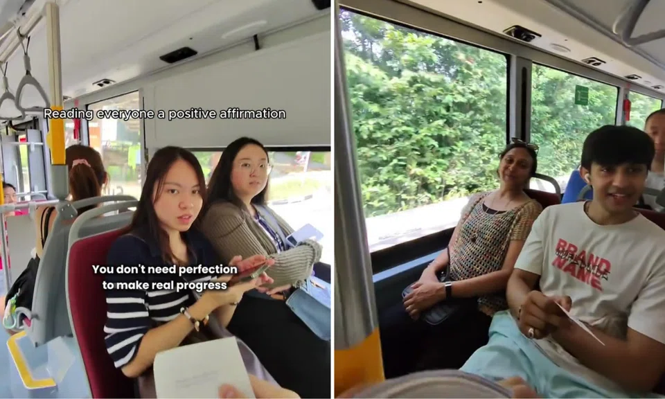 Mr Lie posted a video captioned “Reading everyone a positive affirmation" on his TikTok account.