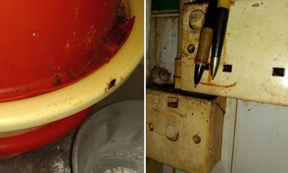 min and poor cleanliness of the switches at the premises. Photos: SFA