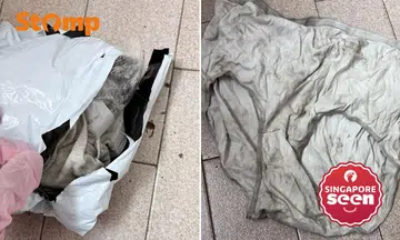 Woman finds dirty underwear wrapped around Shopee order