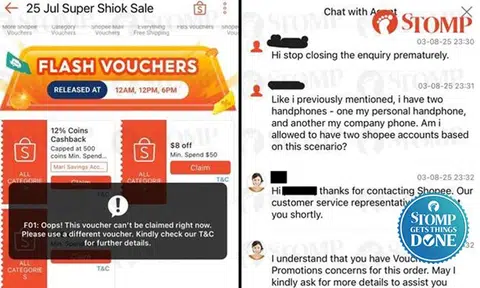 Shopee user thanks Stomp after account no longer restricted: 'You guys are really amazing'