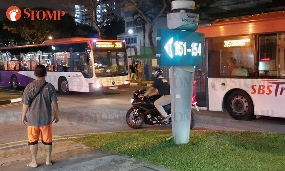 SBS Transit to take disciplinary action against 2 bus captains on single-lane road in Serangoon incident