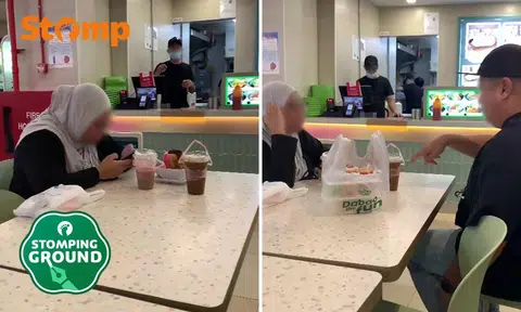 'Pathetic and sad': Elderly Stomper says woman lied to avoid sharing table at CGH's Kopitiam