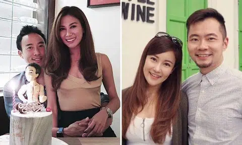 Allan Wu is seeing model-emcee Yvonne Lee (left) while Daniel Ong is seeing make-up artist Linda Lee (right).