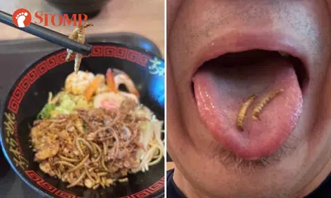 Takagi Ramen offers prawn noodles with mealworms for Halloween, Stomp tried it and survived