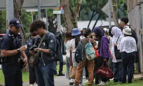 Police looking into conduct of group of 30 during procession to deliver letters to MHA in Novena