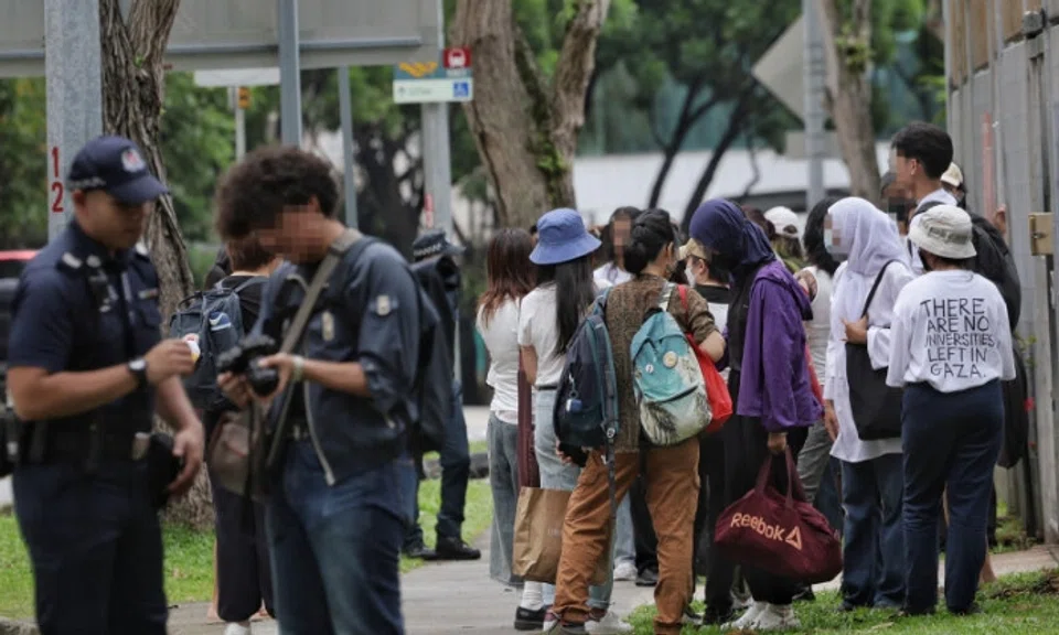 The conduct of a group of people who delivered letters to the Ministry of Home Affairs (MHA) on June 7 is being scrutinised for possible offences. Photo: The Straits Times