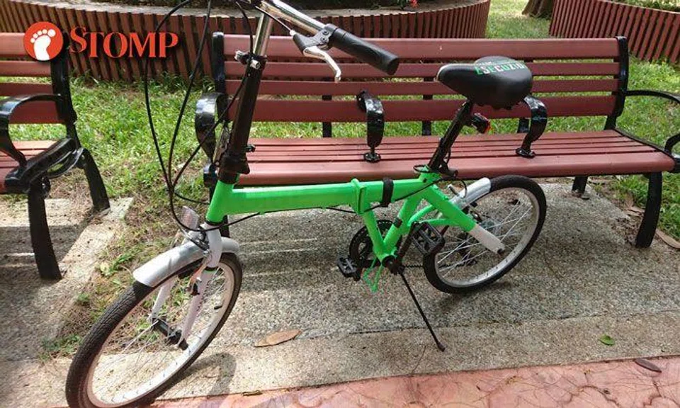 Cyclist's foldable bicycles get stolen twice in 2 weeks near Boon Keng MRT Station