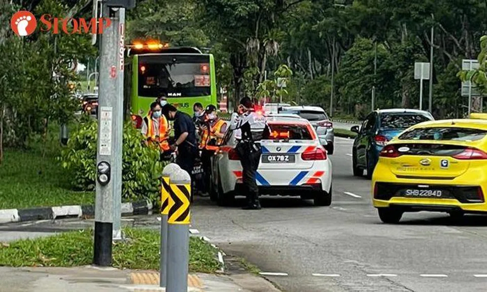 11-year-old girl taken to hospital after accident involving bicycle and bus in Yishun