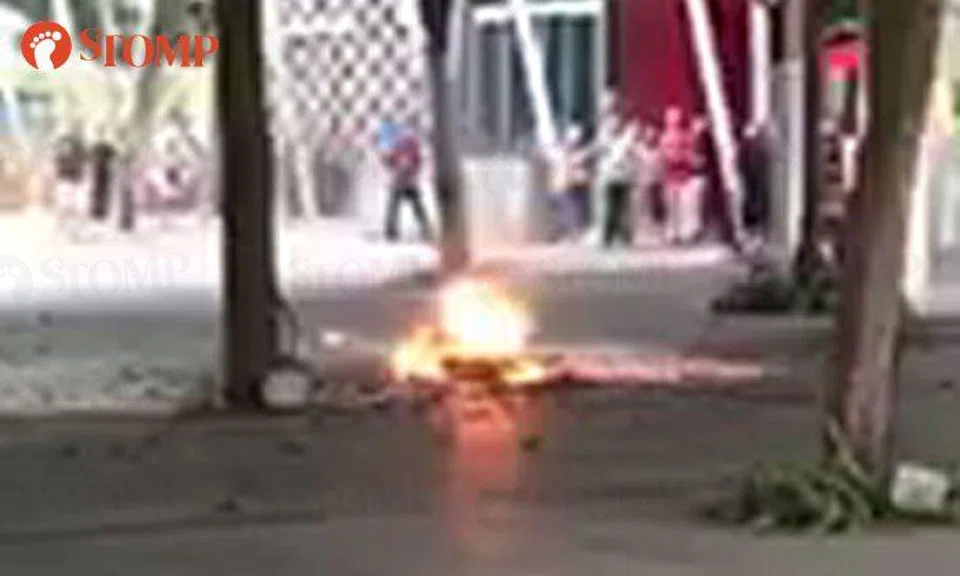 E-scooter catches fire in Marina Boulevard: 'Man who tried to put out flames was forced to retreat'