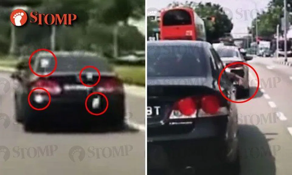 Dear driver and passenger of Honda SLK9658T, does the road look like a rubbish bin to you?