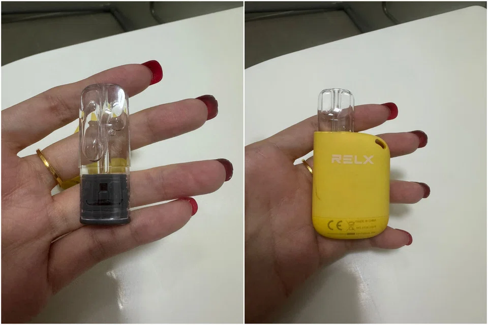 Vapes belonging to Mary's husband.