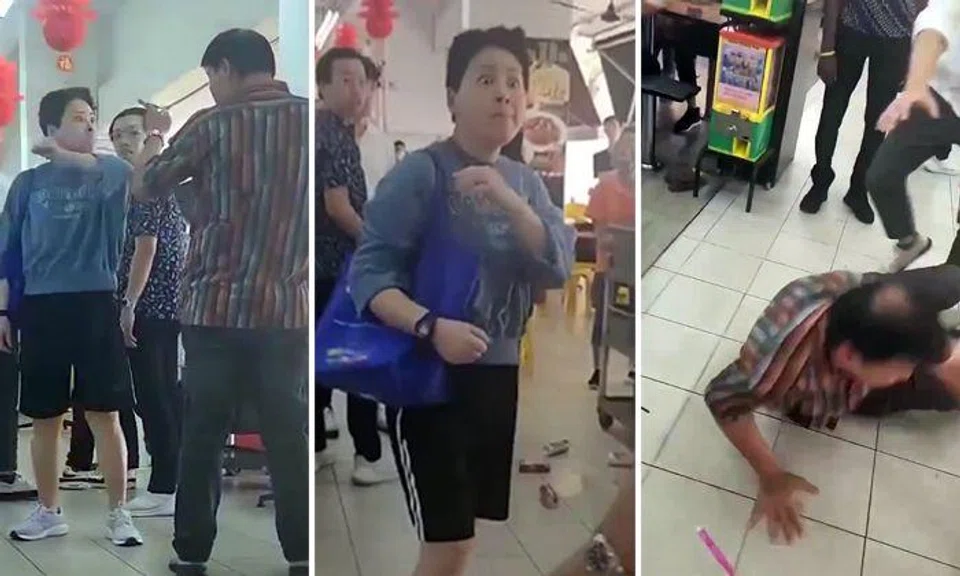Woman flings dirty dishes on ground and fights with uncle until he falls down, police investigating