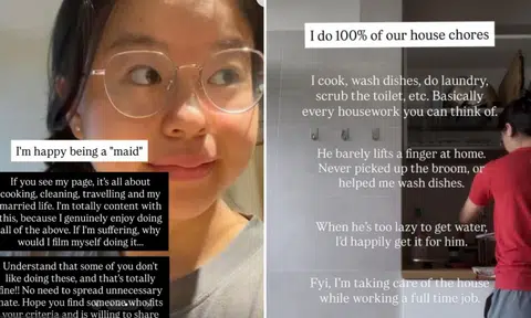 woman full-time husband housework chores expenses