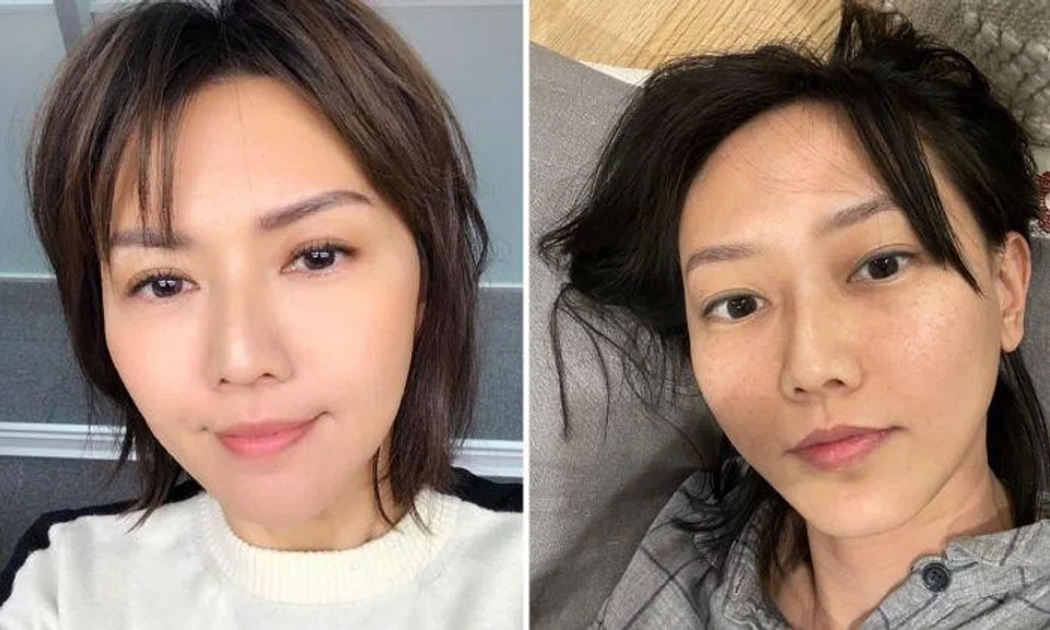  Stefanie Sun and her sister, Ms Sng Ee Mei.