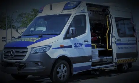 Drunk woman slapped paramedic's thigh, punched his shoulder after told not to touch his equipment