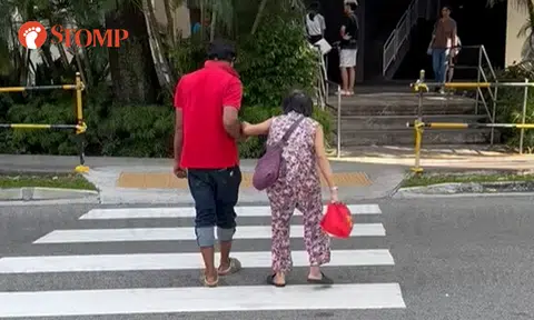 'She desperately needs help': Stomper concerned for elderly woman seen struggling alone on multiple occasions