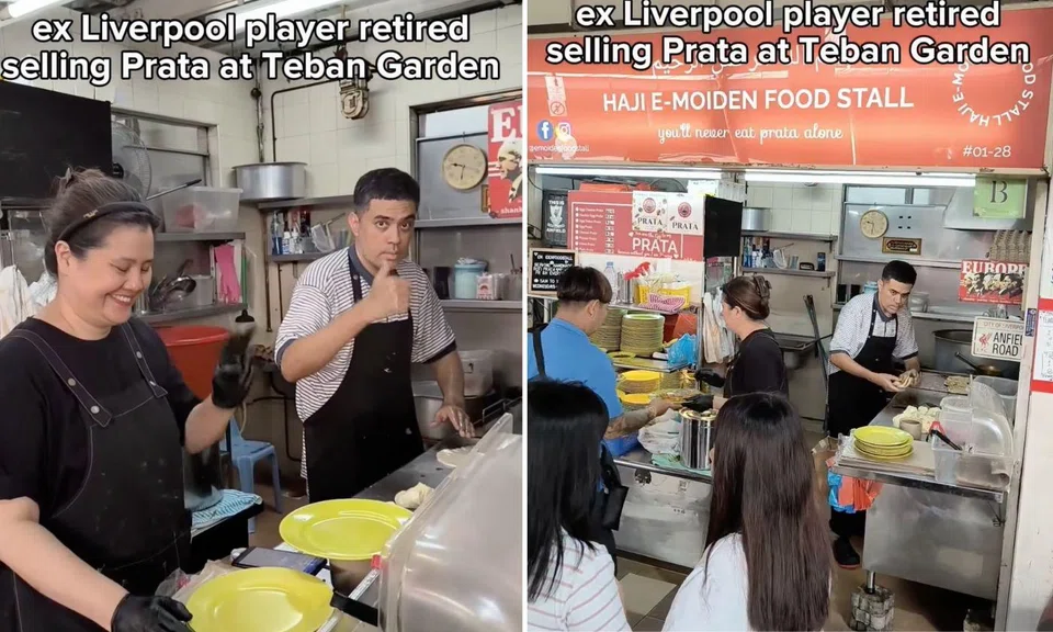 The stall's slogan is "You’ll Never Eat Prata Alone".