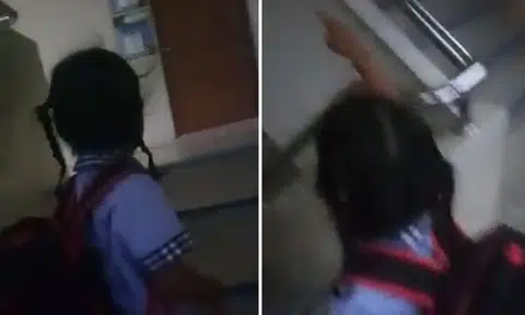 Video of young Thai girl talking to her "imaginary friend" will make your hair stand