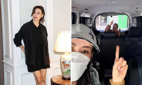 HK actress Jessica Hsuan takes her 102-year-old former helper out on CNY Eve