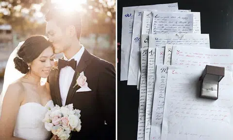 Man spends 3 years proposing to GF via love letters -- but she never notices until one day