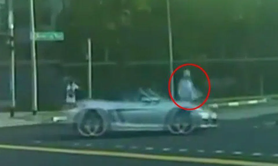 72-year-old man taken to hospital after sports car runs into him near Lakeside MRT Station