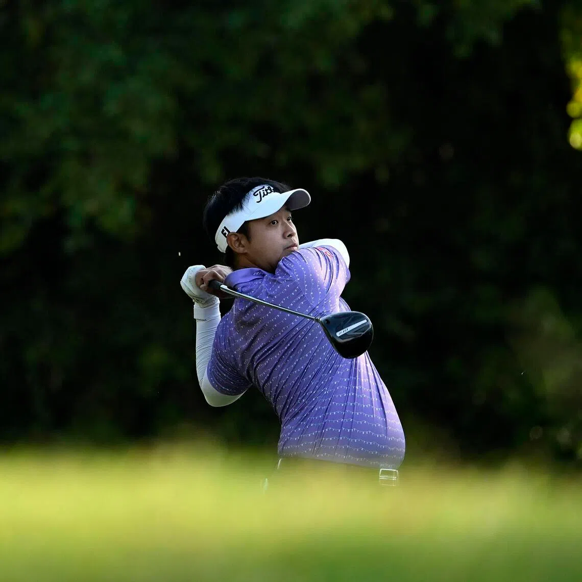 Nicklaus Chiam of Singapore pictured during round five at the 2025 Asian Tour final stage qualifying school at Lake View Resort and Golf Club, Hua Hin, Thailand. 


CREDIT: ASIAN TOUR