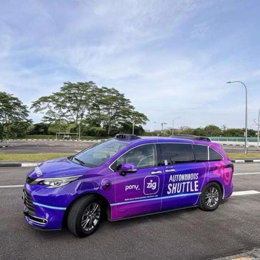 CDG’s AVs, made by Chinese autonomous driving firm Pony.ai, operates one of three AV routes in Punggol.