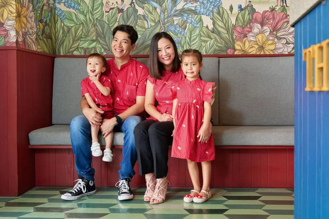 Get matching outfits for the family this Chinese New Year from local labels such as Maison Q.
