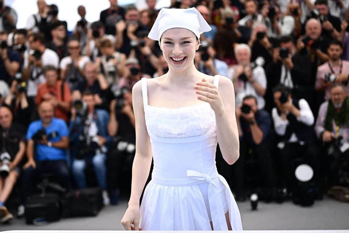 Trans actress Hunter Schafer is protesting the change to her passport gender marker, which now identifies her as male.