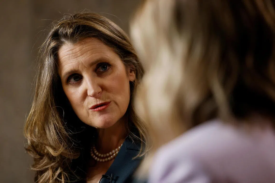 Canadian Finance Minister Chrystia Freeland was caught driving 132 kmh and has paid the ticket in full.