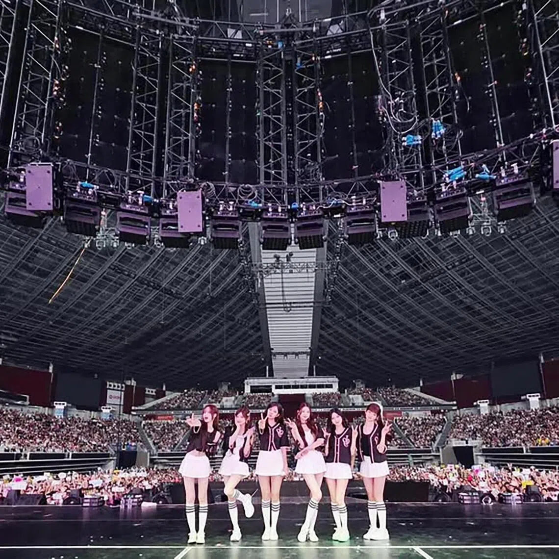 K-pop girl group IVE at their Show What I Am world tour at the SIngapore Indoor Stadium on May 9, 2026.