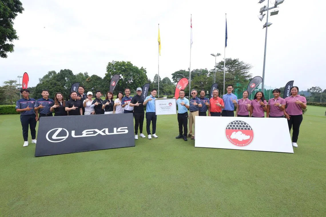 Singapore Golf Association signed a 3-year partnership extension with Lexus on Sept 9.

PHOTO: SINGAPORE GOLF ASSOCIATION