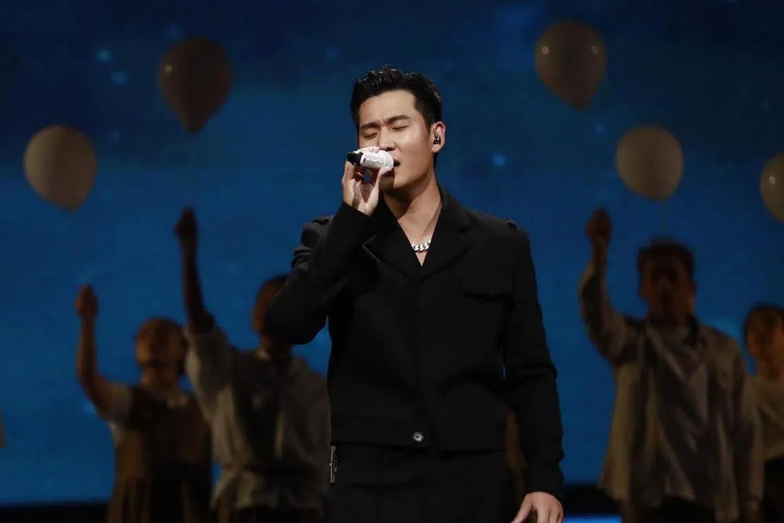 Taiwanese singer-songwriter Eric Chou last performed in Singapore in September 2022.