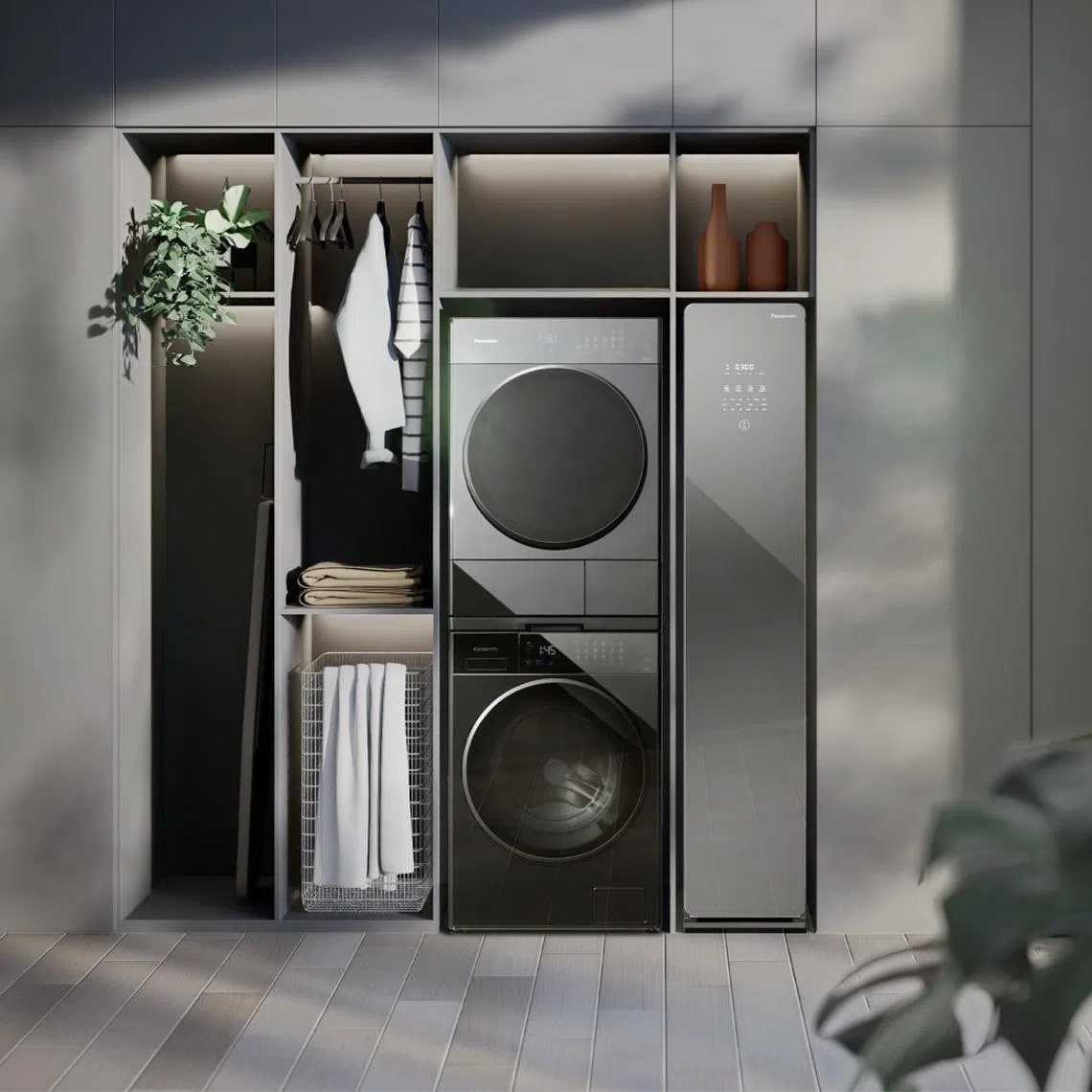 With features such as automated detergent dosing and steam-powered odour removal, Panasonic's CARE+ Edition laundry care range can help simplify your laundry routine. 
