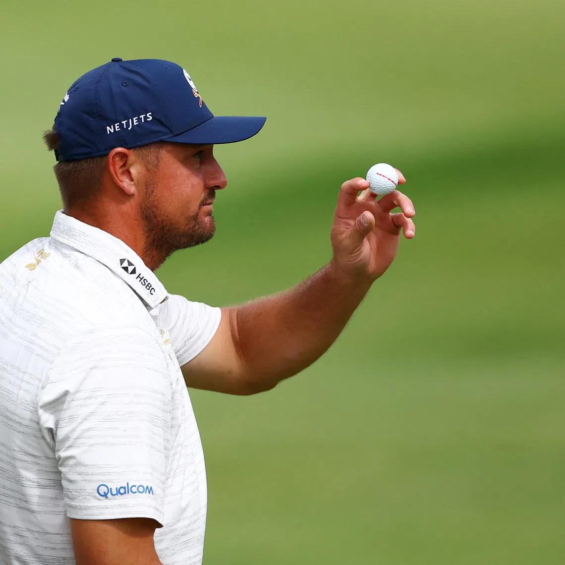 Golf - LIV Golf - South Africa - The Club at Steyn City, Midrand, South Africa - March 21, 2026 Crushers GC's Bryson DeChambeau acknowledges fans during the third round REUTERS/Siphiwe Sibeko