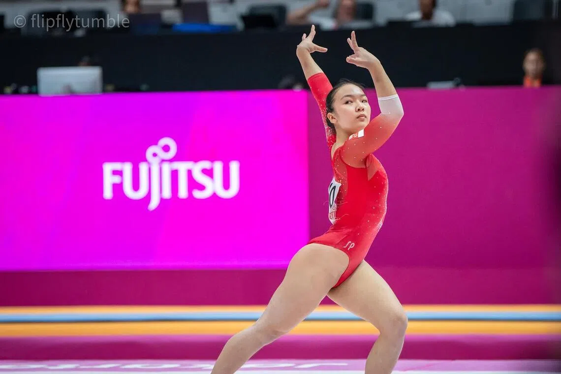 Amanda Yap, 15 ans, entre dans l’histoire en tant que première gymnaste S’pore à se qualifier pour la finale des championnats du monde