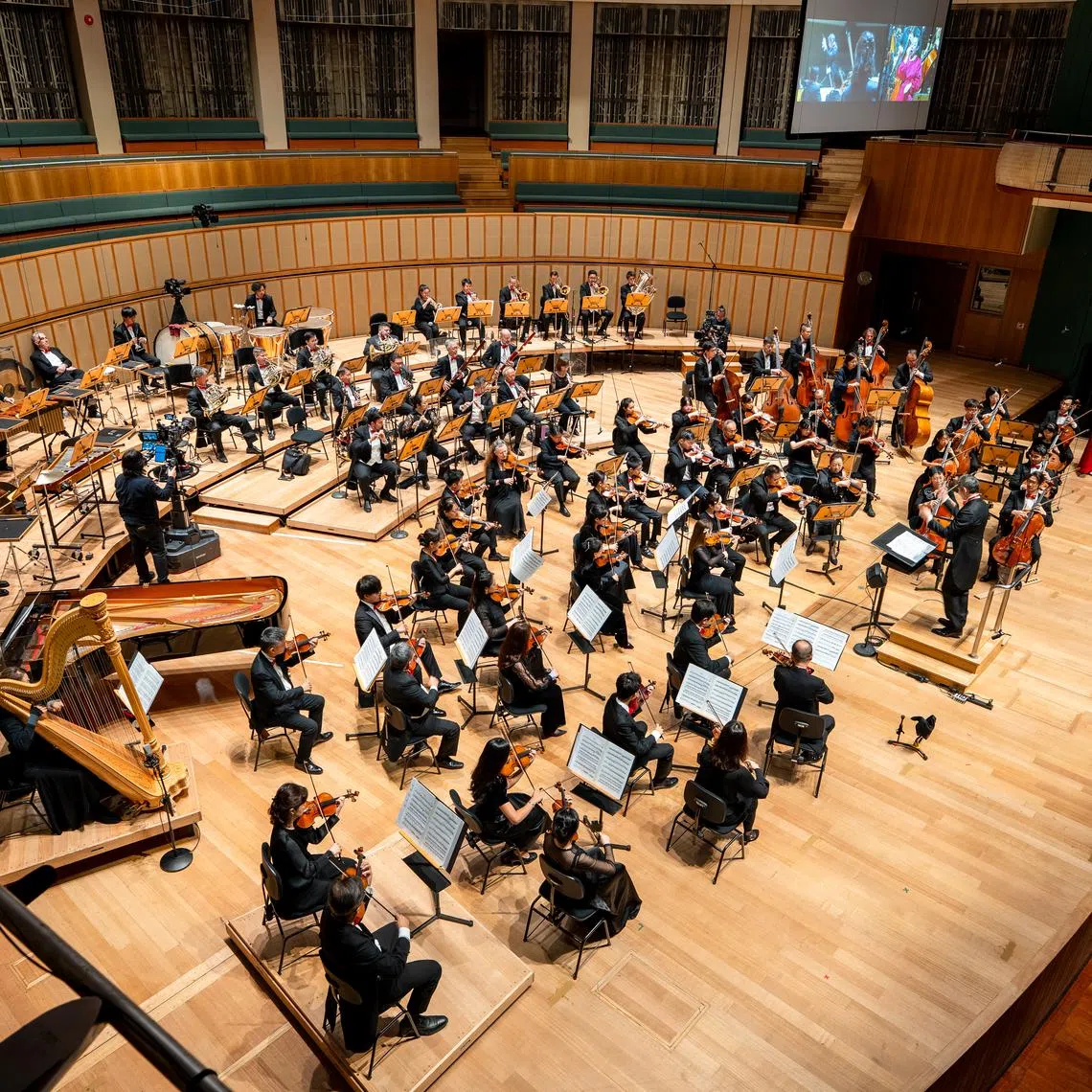 The Singapore Symphony Orchestra played a National Day concert on Aug 16.