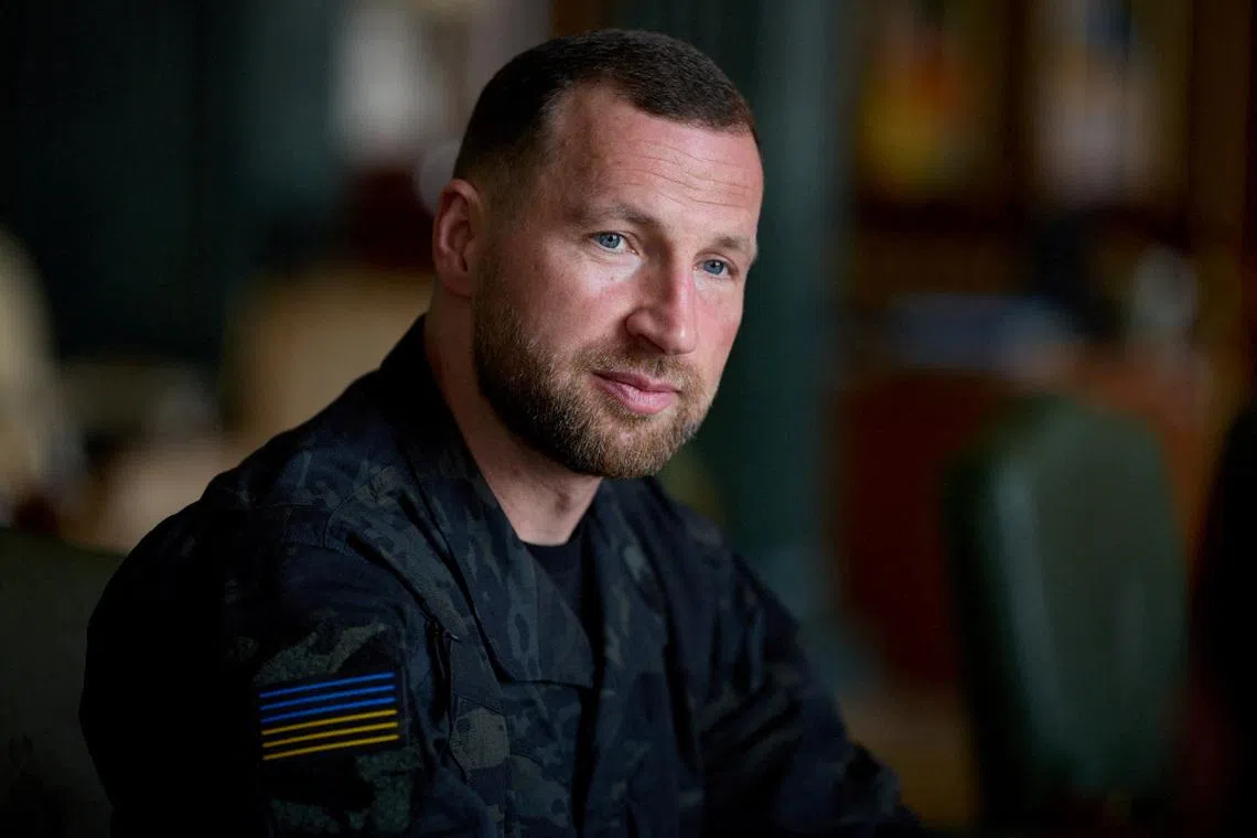 Yevhenii Khmara took over after Ukrainian President Volodymyr Zelensky removed popular 35-year-old tech specialist Mykhailo Fedorov as defence minister.