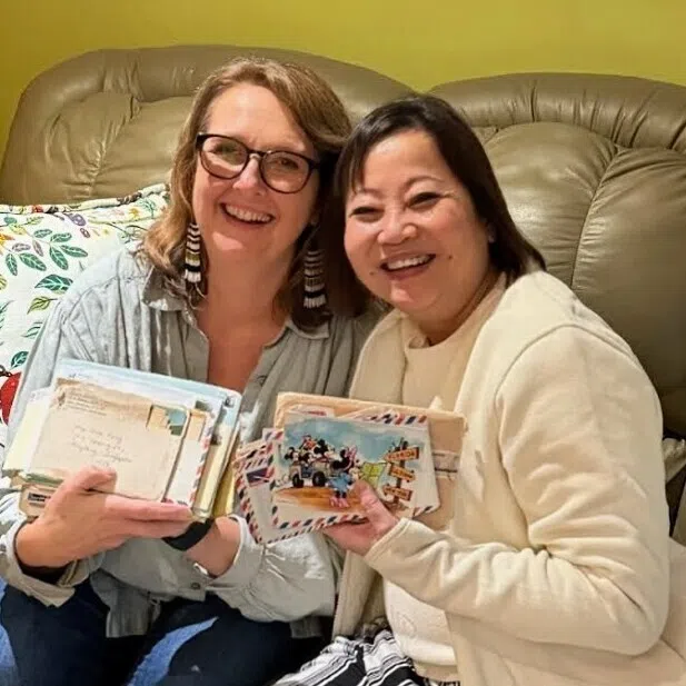 Penpals Michelle Anne Ng and Sonya Clarke Casey wrote each other letters since they were 12 years, and they have never stopped.