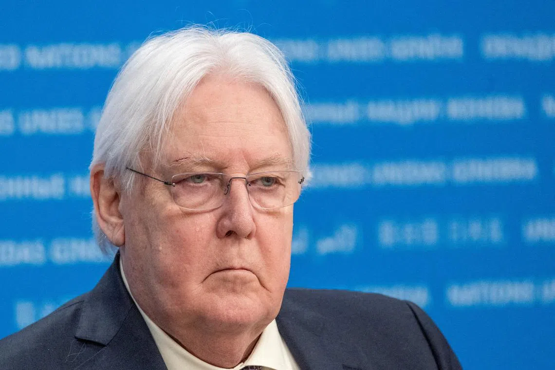 UN's under-secretary-general for humanitarian affairs and emergency relief Martin Griffiths called for a “collective determination that there be a reckoning for this betrayal of humanity”.