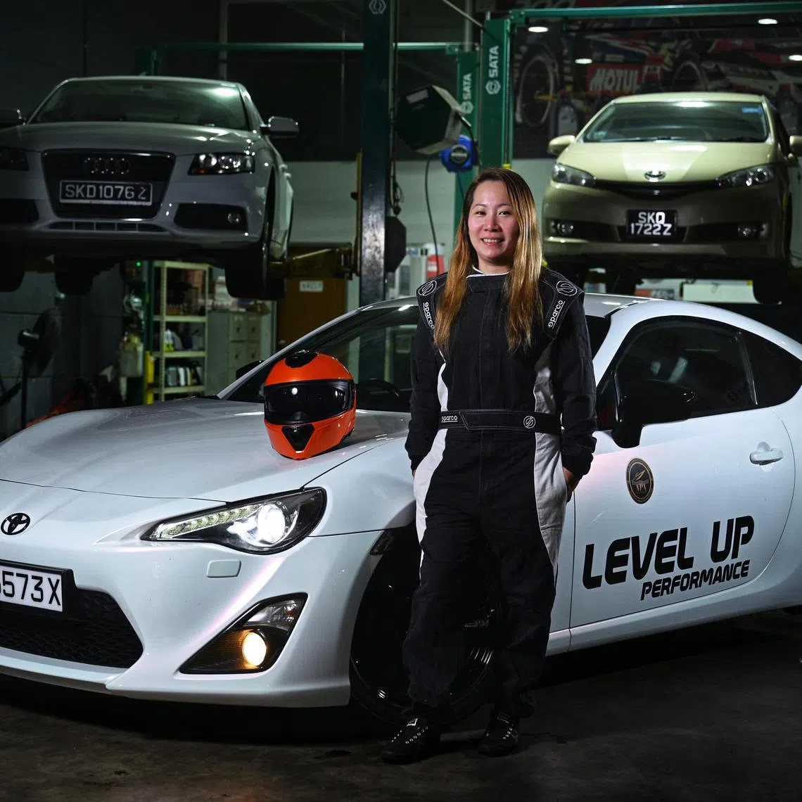 ST20241022_202476800348 jlgt86 Chong Jun Liang
Janice Oo and her Toyota GT86 photographed at her workshop in Woodlands on Oct 22, 2024. For Me And My Car in the motoring pages