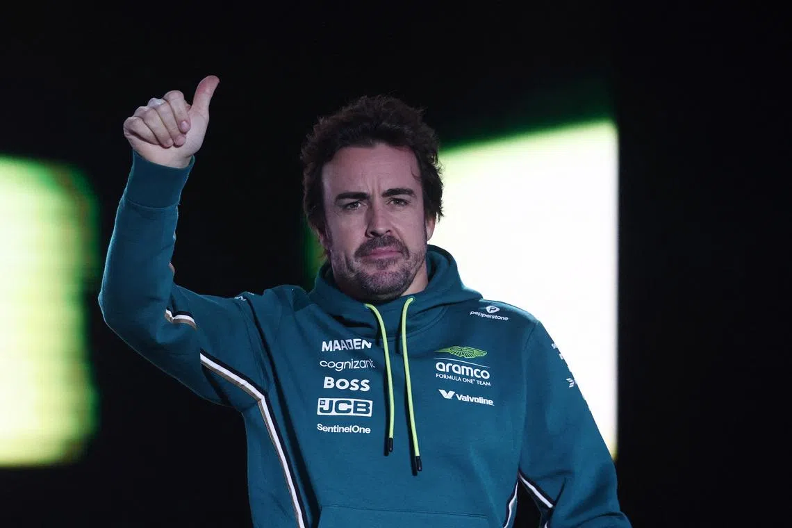 Formula One F1 - Qatar Grand Prix - Lusail International Circuit, Lusail, Qatar - November 30, 2025 Aston Martin's Fernando Alonso ahead of the race REUTERS/Jakub Porzycki